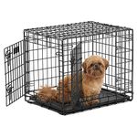Midwest Homes for Pets Ultima Pro Heavy-Duty 24-Inch Dog Crate, Ultra-Strong Steel Double Door Pet Cage for Small Breeds, Accessories Included