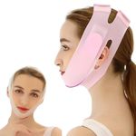 Silicon V Line Lifting Face Lifting Mask,Double Chin Lift Mask, Double Chin Reducer For Women And Men Tightening Skin Cheek Chin Neck Slimming Thin Belt,1 Count