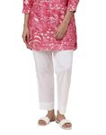 KASHISHIYA Cotton Pants for Women and Girls (in, Alpha, XL, Regular, Snow White)