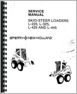 New Holland L225 Skid Steer Service Manual