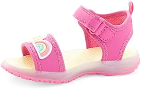 Carter's girls Stellah Sandal, Fuchsia, 4 Toddler