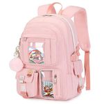 TMT0TF Backpacks for Girls, Laptop Backpack 15.6 Inch School Bag Cute College Backpack Large Bookbags, Pink