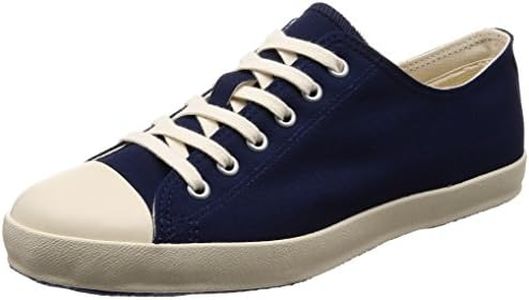 Moonstar Lifestyle LITEBASKET Canvas Sneakers, Made in Kurume, Outer Feather, Vulcanized, Navy, 22 cm 2E