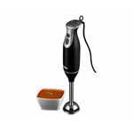 Tower T12014 Hand Blender, Durable Steel Blades and Turbo Function 300W, Black and Stainless Steel