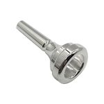 Missmore Silver Plated Trombone Mouthpiece 9BS Small Shank