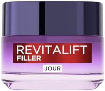 L'Oréal Paris - Soin Anti-Âge Revolumisant - Crème Jour Anti-Rides & Volume - Hydratation & Fermeté - Enrichi en Acide Hyaluronique - Pour Tous Types de Peaux - Revitalift Filler - 50 ml