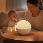 Dreamegg Night Light for Kids- Baby Night Light with Touch Control, Magnetic Hangable Lamp with RGB Color & Dimmable, Eye Caring Rechargable Nursery Light for Kids Baby, Feeding, Camping, Gift