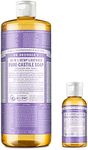 Dr. Bronner’s Pure-Castile Liquid Soap – Lavender Bundle. 946 mL Bottle and 59 mL Travel Bottle