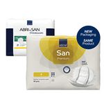 ABENA San Premium Mens & Womens Incontinence Pads, Breathable & Comfortable, Fast Absorption, Discreet & Effective Shaped Incontinence Pads for Men/Women - Premium 7, 2100ml Absorbency, 30PK