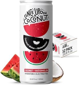 Once Upon a Coconut 100% Pure Watermelon Coconut Water - Natural Hydrating Low Calorie Drink with Electrolytes - No Added Sugar or Sweeteners - 10.8 fl oz (Pack of 12)