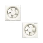 Anchor by Panasonic Smart Air 250 mm Exhaust Fan For Kitchen, Bathroom with Strong Air Suction, Rust Proof Body, 45W (White) (Pack of 2)