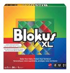 Mattel Games Blokus XL Board Games for Family Night, Brain Games for 2 to 4 Players, Oversized Board and Pieces