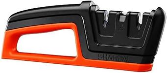 SHARPAL 206N 3-in-1 Kitchen Chef Knife and Scissors Sharpener, Sharpening Tool for Straight and Serrated Knives, Repair and Hone Blades, Fast Sharpen Scissor