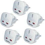 TechMax Pack of 5 UK to European Pl