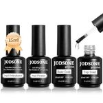 JODSONE 15ML Nail Dehydrator Nail Primer Base Coat Top Coat Glossy Surface Quick Drying Durable At Home DIY Nail Salon Girl Gift keep Nail Art Design Long Lasting