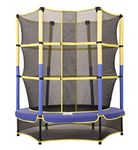 Upper Bounce 55" Indoor Trampoline for Kids Outdoor Kid-Friendly Trampoline & Enclosure Set