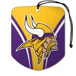 NFL Minnesota Vikings Air Fresheners2 Pack Shield Design Air Fresheners, Team Colors, One Size