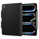 Spigen for iPad Pro 11 inch Case M5/M4 (2025-2024), Enzo Aramid, Aerocore Aramid Fiber Magic Keyboard Compatible with Pencil Holder, Supports Auto Wake/Sleep, Black