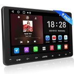 ATOTOZONE A5L 9 Inch Double Din Android Car Stereo with ChatGPT-AI, GPS Tracking, Wireless Carplay/Android Auto, WiFi Access, Compatible with DAB/DAB+ Radio, 2G+32G