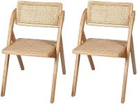 LEVEDE Wooden Dining Chairs, Set of