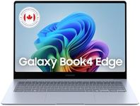 Samsung Galaxy Book4 Edge Laptop, 15.6", Copilot+, Qualcomm Snapdragon X Plus, 16GB RAM, 256GB Storage - Sapphire Blue (CAD Version & Warranty)