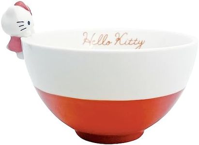 Sanrio Sanrio SAN4212-1 Hello Kitty Rice Bowl with Figure, Miscellaneous Goods, Sanrio Goods, Gift, Present