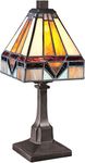 Quoizel TF1021TVB Holmes Mini 1 Light Tiffany Table lamp