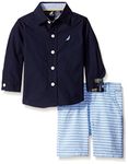 Nautica Baby Boys' Sail Away 2-Piece Outfit - Navy, 12 Months