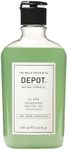 DEPOT No. 406 Transparent Shaving Gel Brushless 200ml – Precision Beard & Hairline Styling Gel with Aloe Vera, Sorbitol & Menthol for Smooth, Soothing, Hydrated Skin