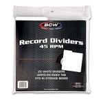 BCW Dividers