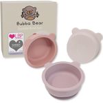 Bubba Bear ® Baby Bowls for Weaning | Suction Bowl for Self Feeding Babies | Stay Put Silicone Set for Toddler High Chair Tray | Toddlers Accessories Sets & Snack Feed Cup Pot