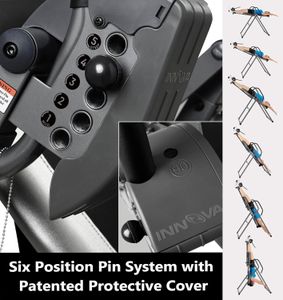 Innova ITX9900 Inversion Table with Air Lumbar Support – Black/Gray