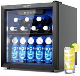 EUHOMY Beer Fridge with Glass Door,