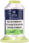 Coats & Clark Professional Machine Embroidery Thread, 3000 yds, White