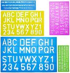 Mr. Pen Letters and Numbers Alphabet Templates, Letter Stencils, Pack of 5