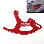 Motorcycle Rear Brake Disc Guard CNC Compatible To CR125R CR250R 2002-2007 CRF250R 2004-2017 CRF450R 2002-2017 CRF450RX 2017 CRF250X 2004-2017 CRF450X 2005-2016 Dirt Bike Red