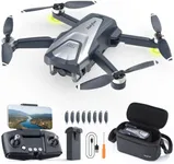 Holyton Drones with Camera for Adults 4K, HT50 Drone 30 Mins Flight Time with Remote Control Camera, Under 249g, GPS Quadcopter Auto Return, Follow Me, Brushless Motor, Circle Fly, Waypoint Fly, Altitude Hold, Headless Mode