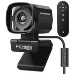 CofunKool AI Auto Tracking 1080P Webcam Computer Web Camera with Microphone Remote Control and Privacy Cover for PC Laptop Desktop Monitor