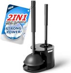 FORASTO 2 in 1 Toilet Plunger and B