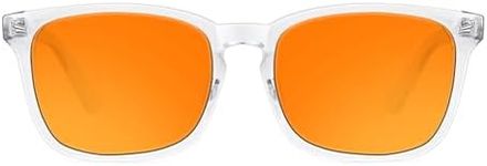 TIJN Blue Light Blocking Glasses for Computer, TV, Gaming Improve Sleep by Naturally Producing Melatonin for Women Men, Orange Lens