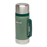 Stanley 10-01229-003 Packable-Unbreakable, Stainless Steel, Hammertone Green, 0.7 Litre