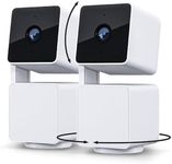 WYZE Cam Pan v3 Indoor/Outdoor IP65-Rated 1080p Pan/Tilt/Zoom Wi-Fi Smart Home Security Camera with Color Night Vision, 2-Way Audio, Compatible with Alexa & Google Assistant, White, 2-Pack