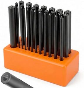 HORUSDY 28-Piece Transfer Punch Set - Precision Alloy Steel, Heat Treated for Durability and Rust Resistance, SAE Sizes 3/32" to 17/32", Professional Tool Set