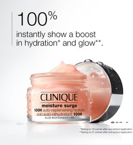 Clinique Moisture Surge 100H Oil-Free Face Moisturiser – Hyaluronic Acid & Aloe Vera, Hydrating for All Skin Types
