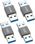 AGVEE [4 Pack] USB-A 3.0 Male to US