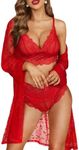 RSLOVE Women Sexy Lingerie Set 3 Pi