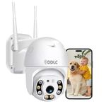 DDLC HD 1080P PTZ WiFi Security Camera | AI Human Detection | Color Night Vision | Motion Alert | Two-Way Audio | Outdoor Smart CCTV Camera (ptz)