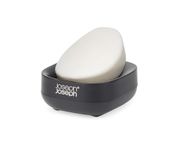 Joseph Joseph Bathroom Slim, Compact, Soap Dish Holder With Non-Slip Base, Matt Black