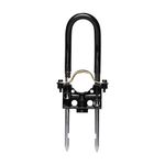 TVS Disc Lock For Bikes With 2 Keys, U-Shaped Lock Design, Anti-Theft Security Safety Brake Wheel Disk Lock for Motorcycle Bike Scooter | bike accessories | Size: (18.5 x 18.5 x 6.5) Cm | Colour:Black