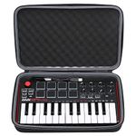 XANAD Hard Case for Akai Professional MPK Mini MK3 & MKII & MPK Mini Play | 25-Key Ultra-Portable USB MIDI Drum Pad & Keyboard Controller